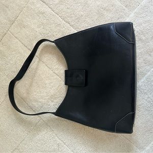 Ann Taylor black leather bag